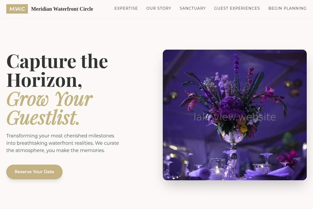 Serene Event Planning
