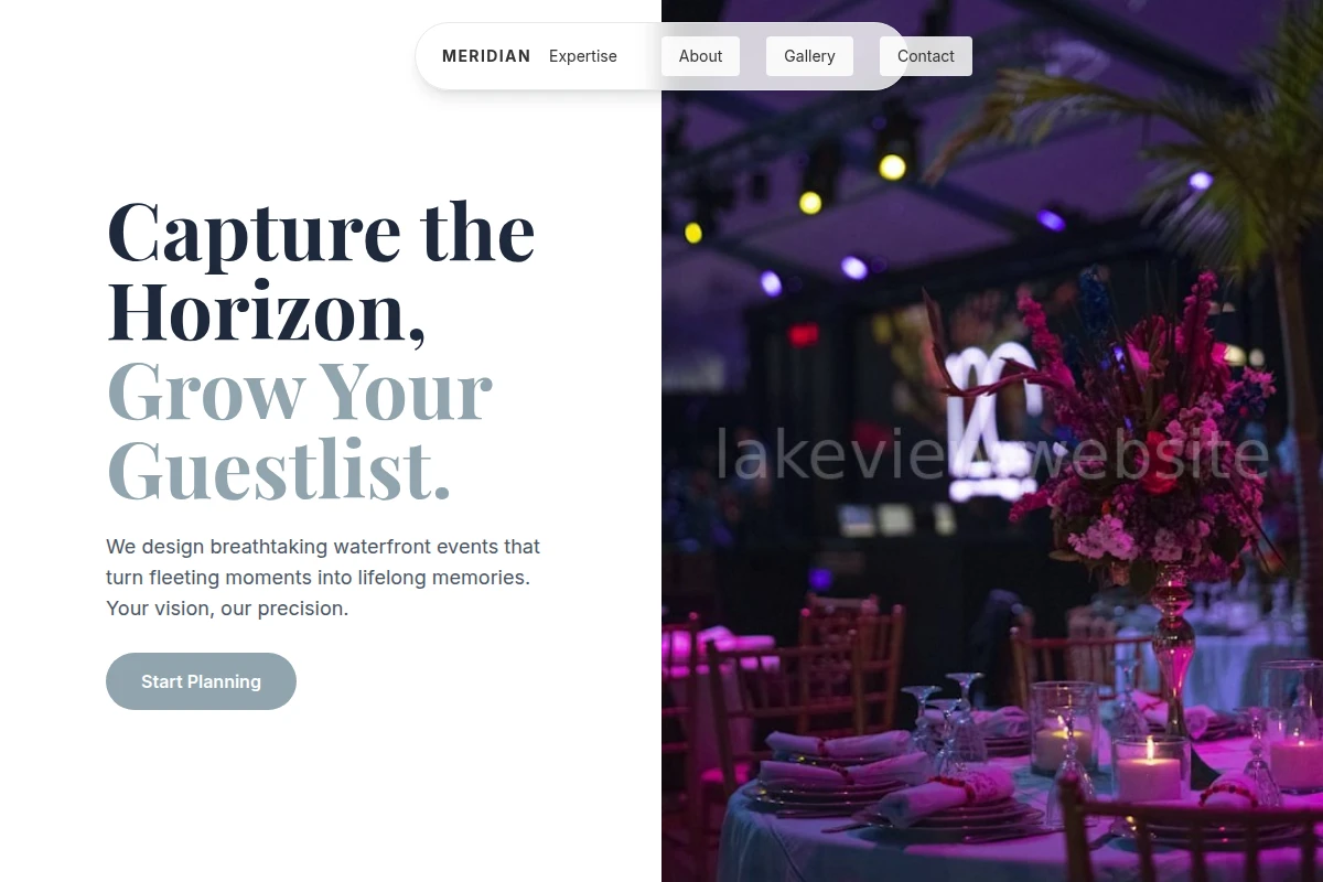 Gallery Event Planning